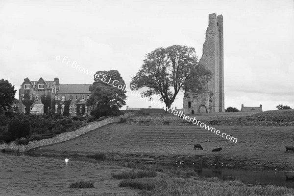 YELLOW STEEPLE AND PRIORY HOUSE